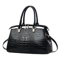 Patent Leather Large-Capacity Commuter Handbag European And American Style
