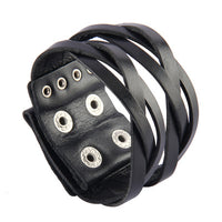 Multi-layer vintage cowhide rope