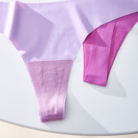 Butterfly Print Plus Size Ice Silk Seamless Invisible Lady