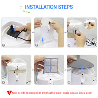 Electric circulating water dispenser