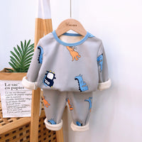 Men's And Boys' Long-Sleeved Trousers Pajamas