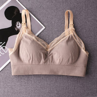 Lace Edge Maternity Breastfeeding Underwear Without Steel Ring