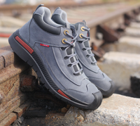 Anti Smashing And Anti Piercing Steel Toe Comfortable High Top Insulated Work Shoes