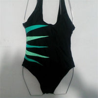 Female striped stitching sexy bikini