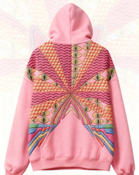 Printed Loose Hip-hop Hooded Sweatshirt