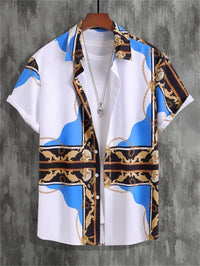 Vintage Shirt Hawaiian Loose Breathable Men's Clothing