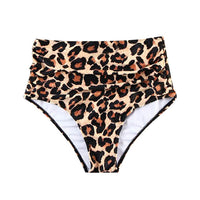 Leopard print swimming shorts
