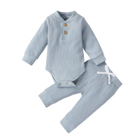 Infant Cotton Long-sleeved Jumpsuit Trousers Suit