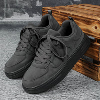 New Thick Bottom Frosted Skateboard Couple Vintage Fashion Outdoor Casual Shoes Maillard Lady Sneaker