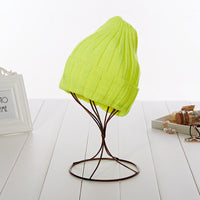 Lovers knitted hat candy color