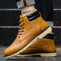 High top and pile warm cotton boots