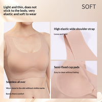Summer Thin Small-Chest Push-Up Wireless Sports Bra For Women
