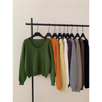 Versatile Slimming Long-sleeve Knit Top