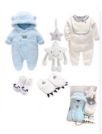 Baby Thickened One Piece Romper One Year Old And Full Moon