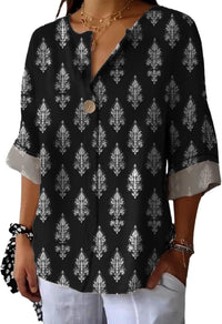 Women's Fashion Personalized Cotton Shirt Casual Top