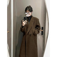 Overcoat Coat Overknee Thickened Mid-length Elegant Woolen