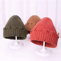 Korean Style All-match Female Cute Pullover Hat Knitted Hat