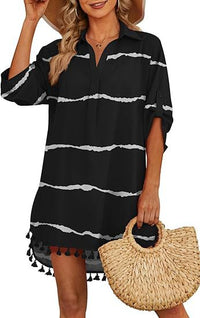 Tassel Beach Swimsuit Bikini Dress