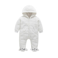 Baby home warm and velvet romper