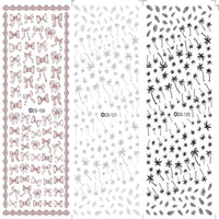 Watermark sticker decal nail sticker