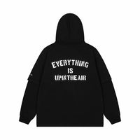 Fashion Letters Hooded Loose Sweater Men