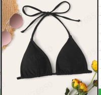 Bikini Split Swimsuit Unlined Top