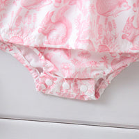 Girls Easter Cute Rabbit Dress