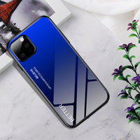 Gradient glass phone case