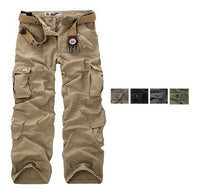 Outdoor Cotton Overalls Men's Sports Casual Pants