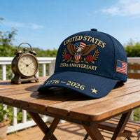 250th Anniversary Baseball Cap Embroidered Sun Hat