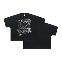 Male Black And White Illustration Personalized Printed T-shirt