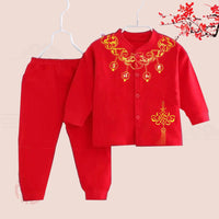 Newborn Full Moon 100 Days Pure Cotton Two Piece Set
