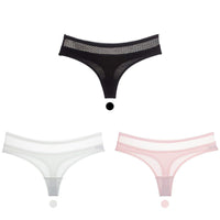 Cotton low-rise seamless women's briefs