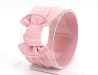 Knotted bowknot wide children's hair band
