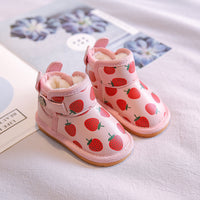 Baby's snow boots girl baby winter thickened cotton shoes