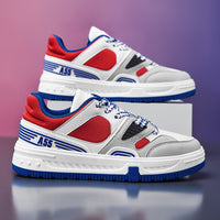 Men's Low Top Breathable Lace Up Board Shoes