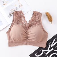 Gathered bra without steel ring