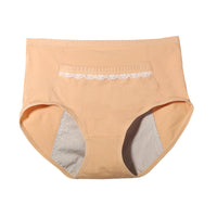 Lady Lace Traceless Briefs Physiological Panties Plus Size Leakproof Belt Pocket Menstrual Panties