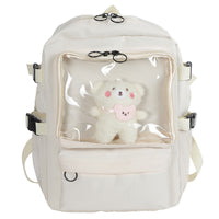 Japanese school backpack female student canvas bag