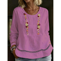 Stylish Minimalist Casual Womens Long Sleeve Top