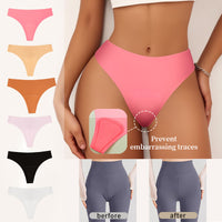 Ice-silk Seamless No-show Underwearperfect For Sports And Yoga