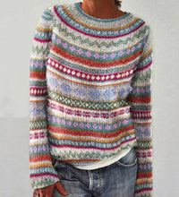Hot Sale Round Neck Loose And Stylish Long Sleeves Sweater