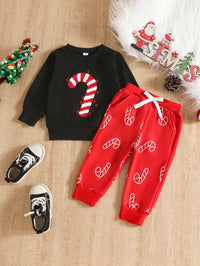 Christmas Candy Cane Embroidery Set
