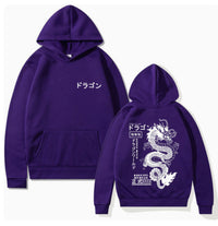 European And American Simple Printed Dark Style Hoodie