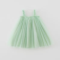 Children's Sling Dress Princess Tutu Skirt Mesh Skirt