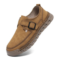 Men's Hand-Sewn Breathable Leather Outdoor Casual Shoes