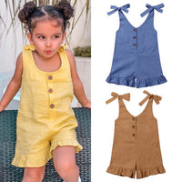 Children's Three-dimensional Pleated Jumpsuit