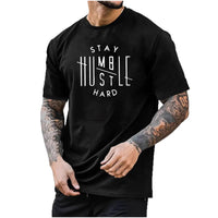New Mens Top With A Printed Short-sleeve Design