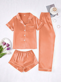 Long Pantssmooth-surface Womens Loungewear Set In French Style