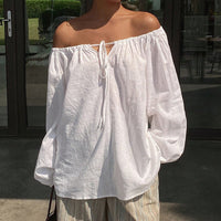 Women's Casual Beach Holiday Style Loose Shirt
